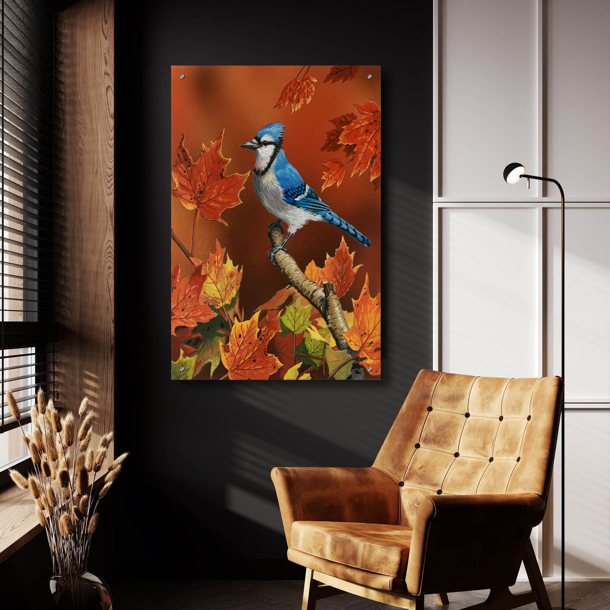 Epic Art 'Fall Colors' by William Vanderdasson, Acrylic Glass Wall Art,24x36