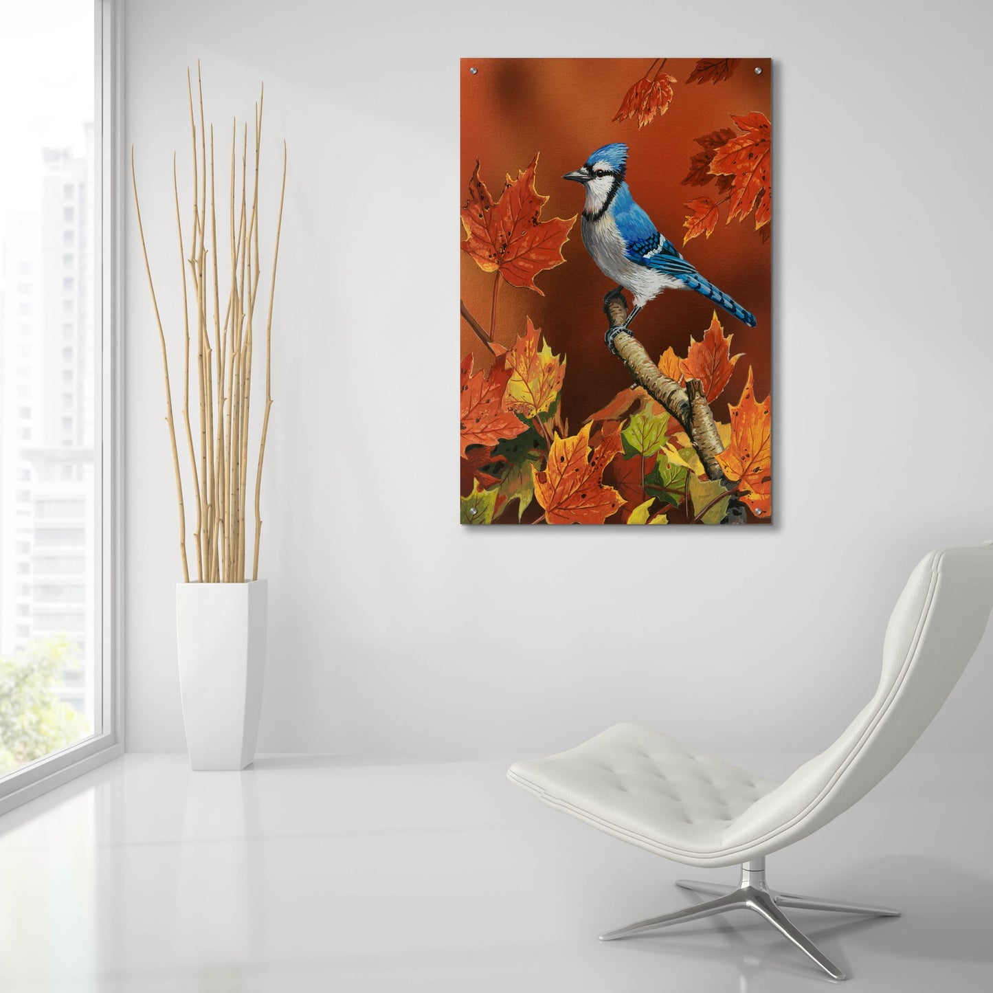 Epic Art 'Fall Colors' by William Vanderdasson, Acrylic Glass Wall Art,24x36