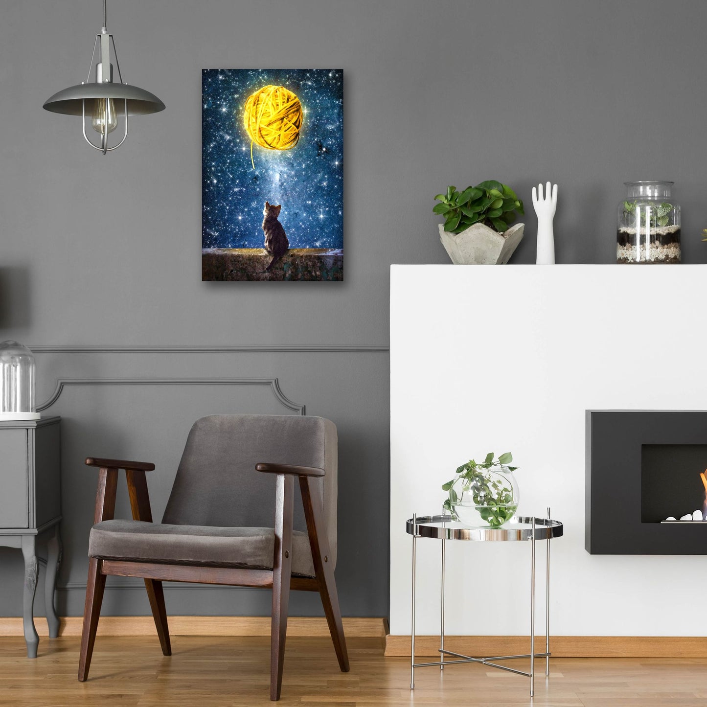 Epic Art 'A Yarn of Moon' by Diogo Verissimo, Acrylic Glass Wall Art,16x24