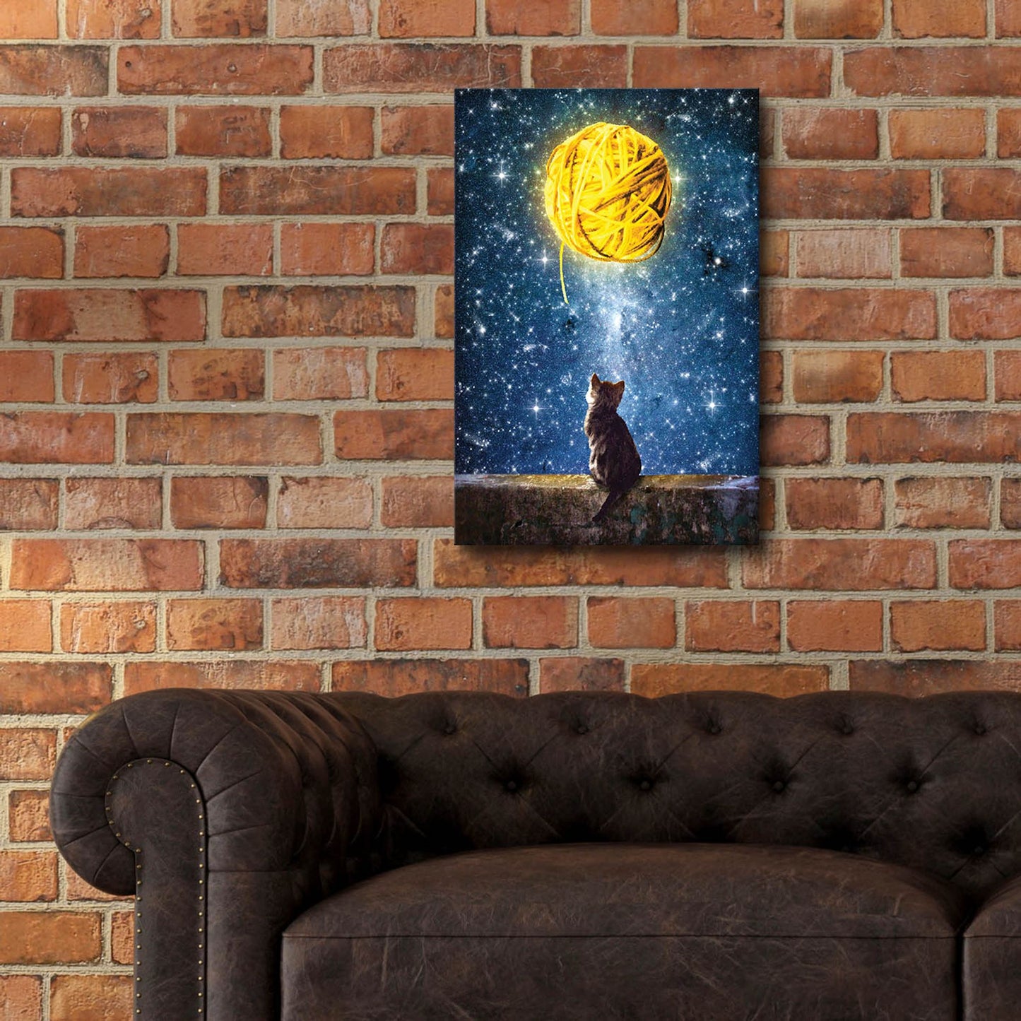 Epic Art 'A Yarn of Moon' by Diogo Verissimo, Acrylic Glass Wall Art,16x24