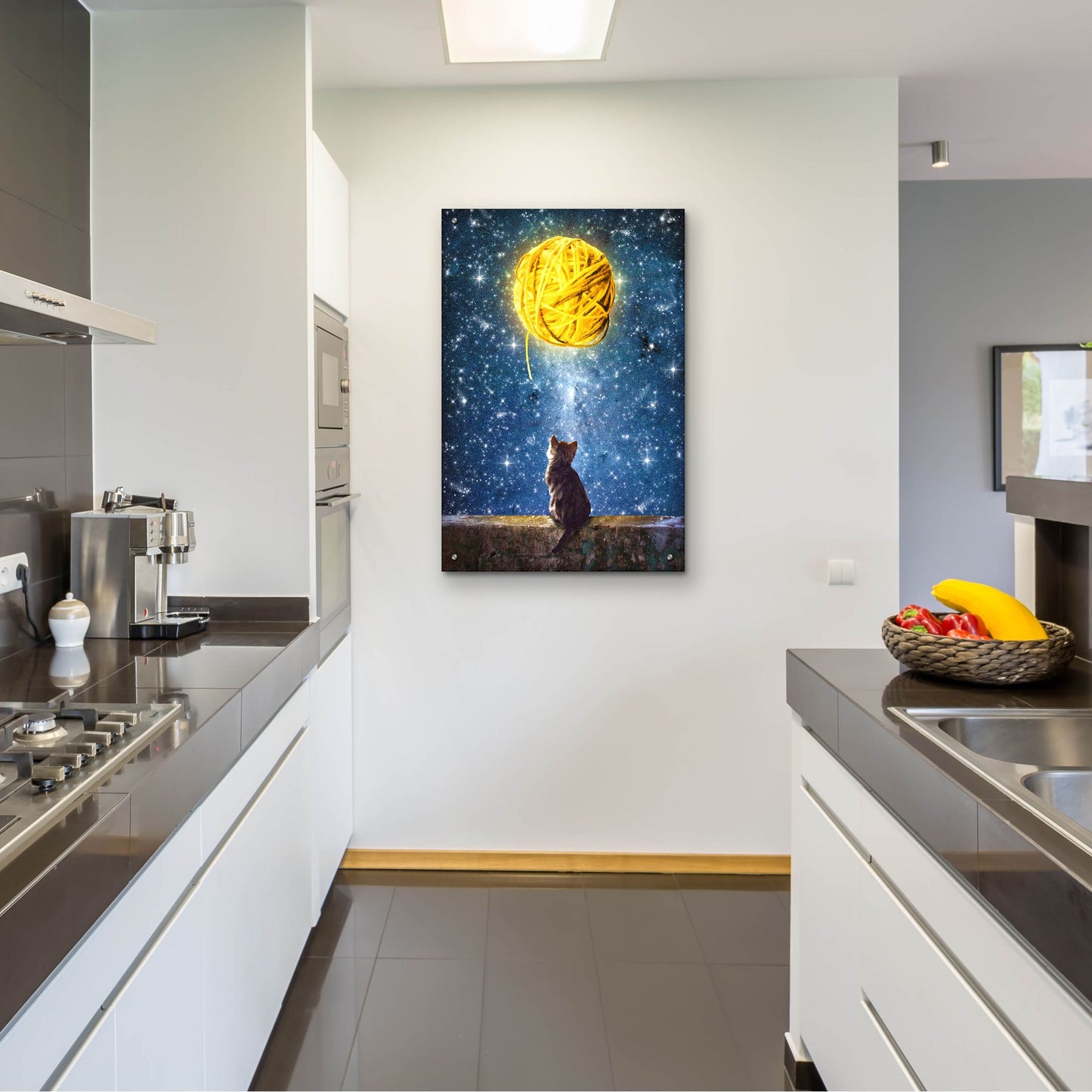 Epic Art 'A Yarn of Moon' by Diogo Verissimo, Acrylic Glass Wall Art,24x36