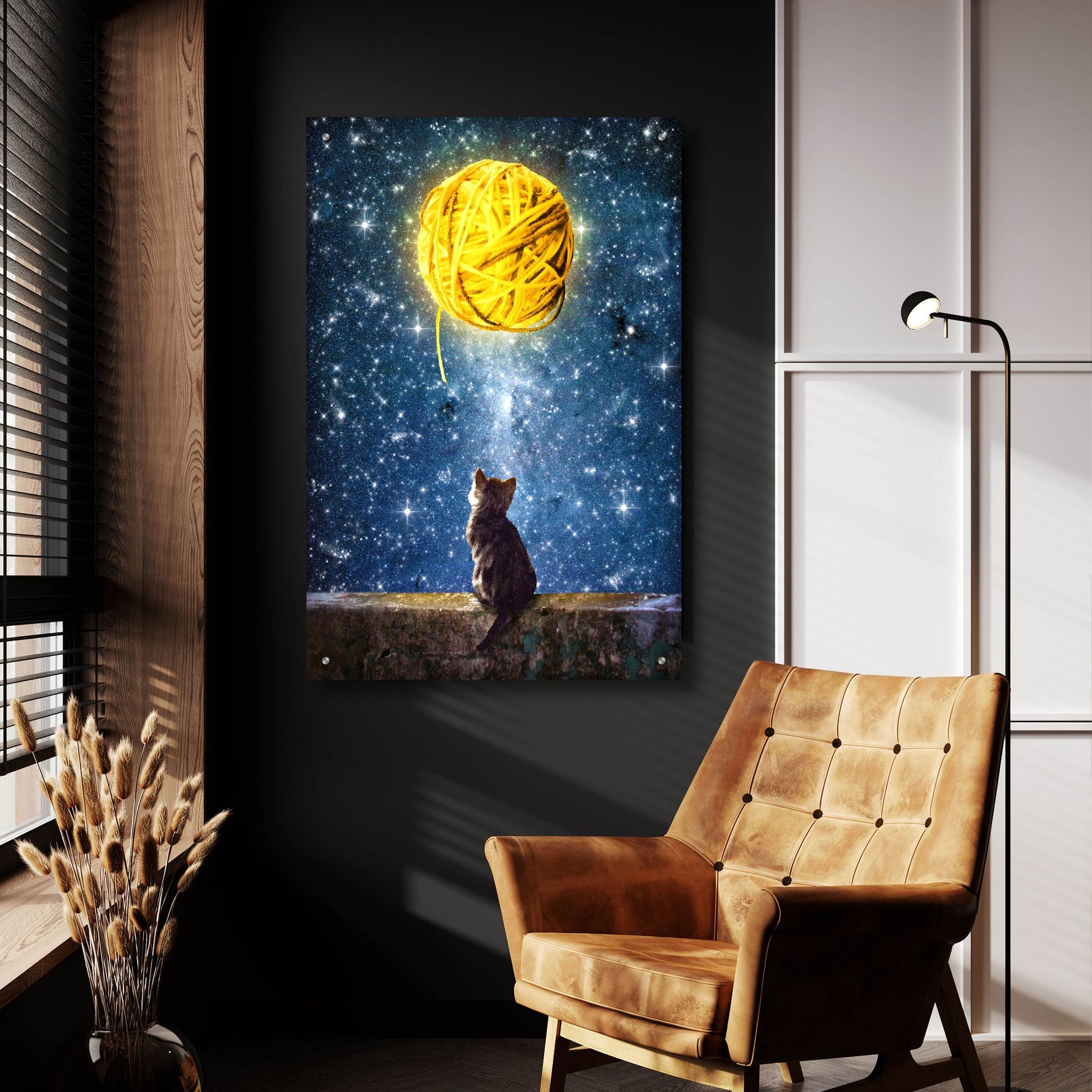 Epic Art 'A Yarn of Moon' by Diogo Verissimo, Acrylic Glass Wall Art,24x36