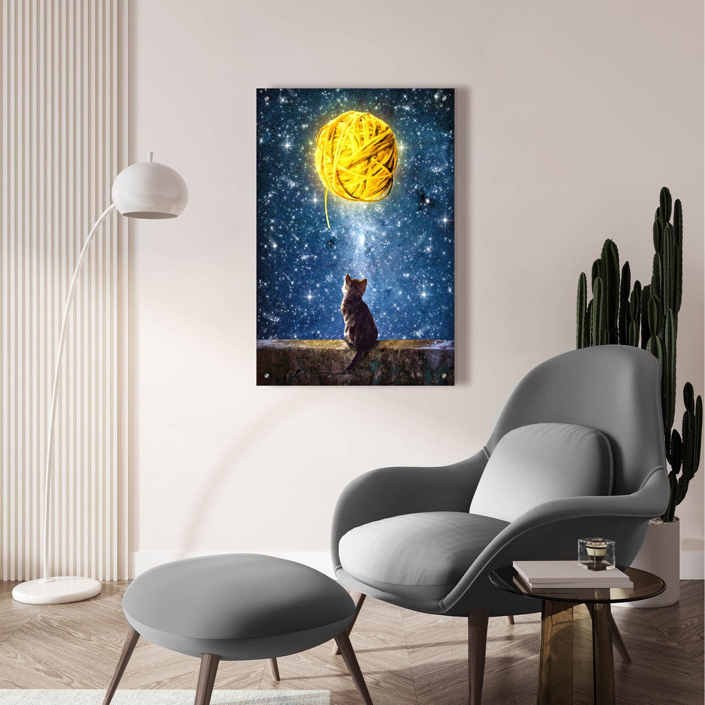 Epic Art 'A Yarn of Moon' by Diogo Verissimo, Acrylic Glass Wall Art,24x36