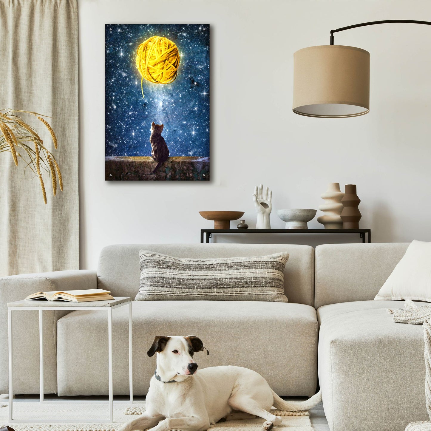 Epic Art 'A Yarn of Moon' by Diogo Verissimo, Acrylic Glass Wall Art,24x36