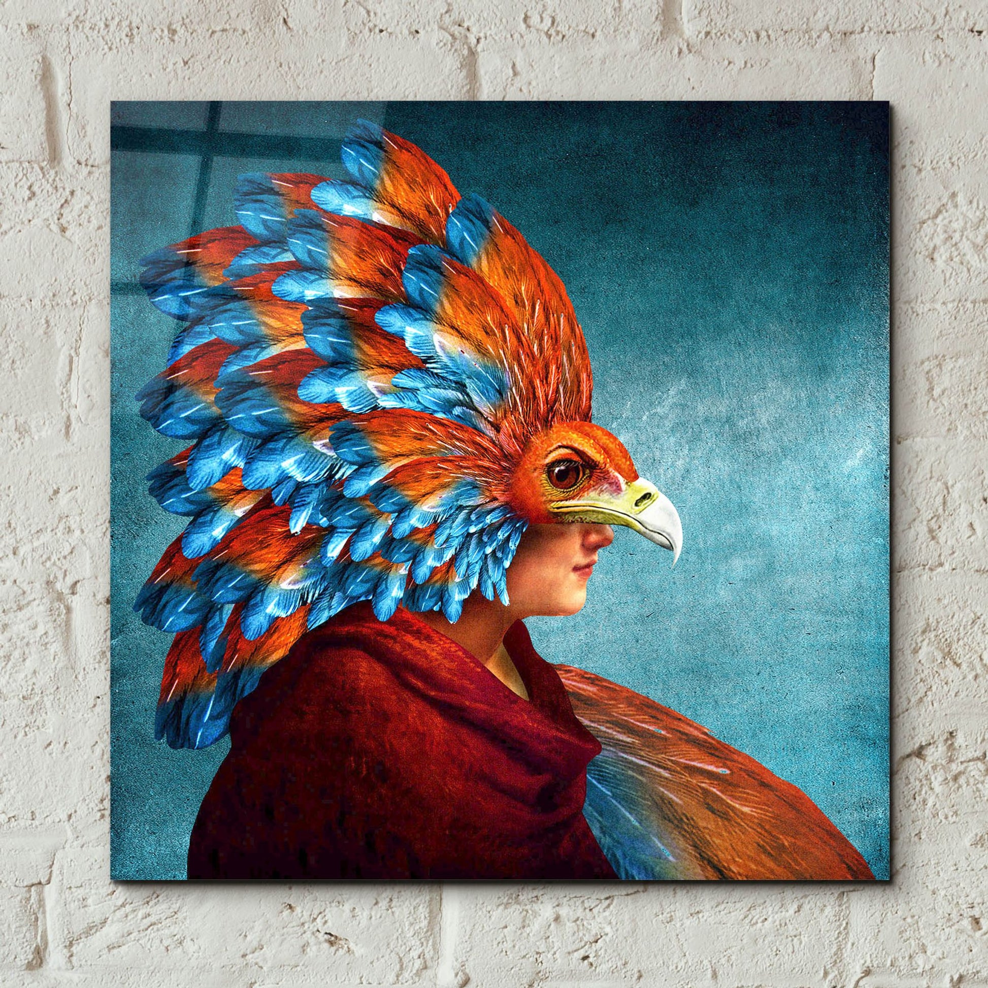 Epic Art 'Free-Spirited' by Diogo Verissimo, Acrylic Glass Wall Art,12x12