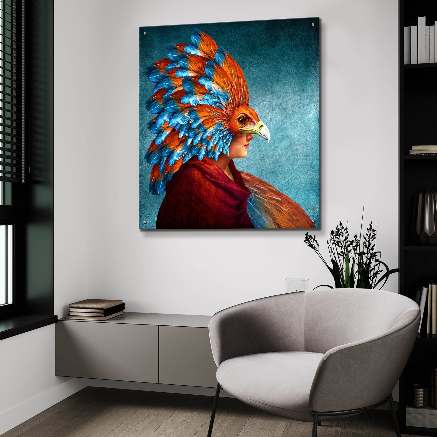 Epic Art 'Free-Spirited' by Diogo Verissimo, Acrylic Glass Wall Art,36x36