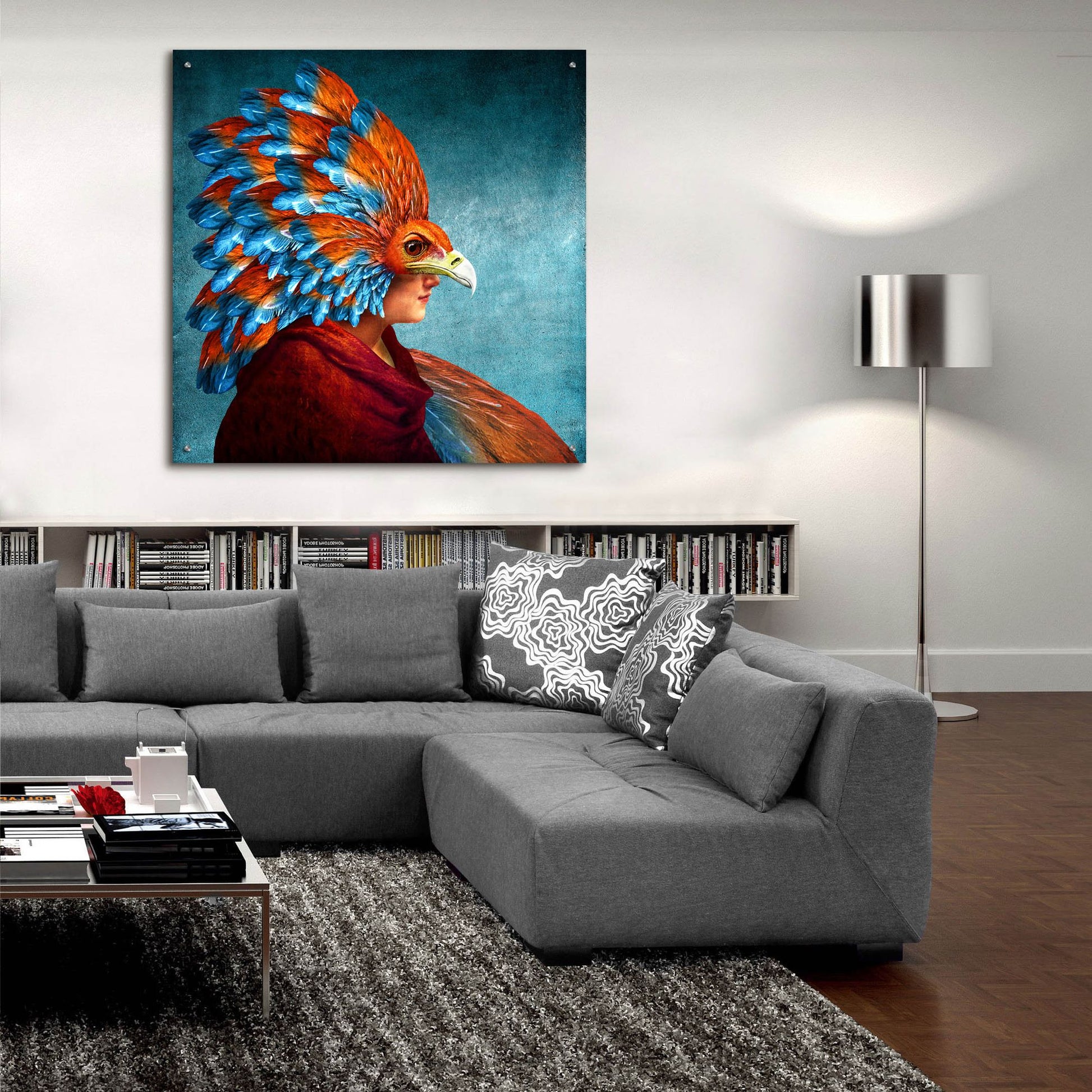 Epic Art 'Free-Spirited' by Diogo Verissimo, Acrylic Glass Wall Art,36x36