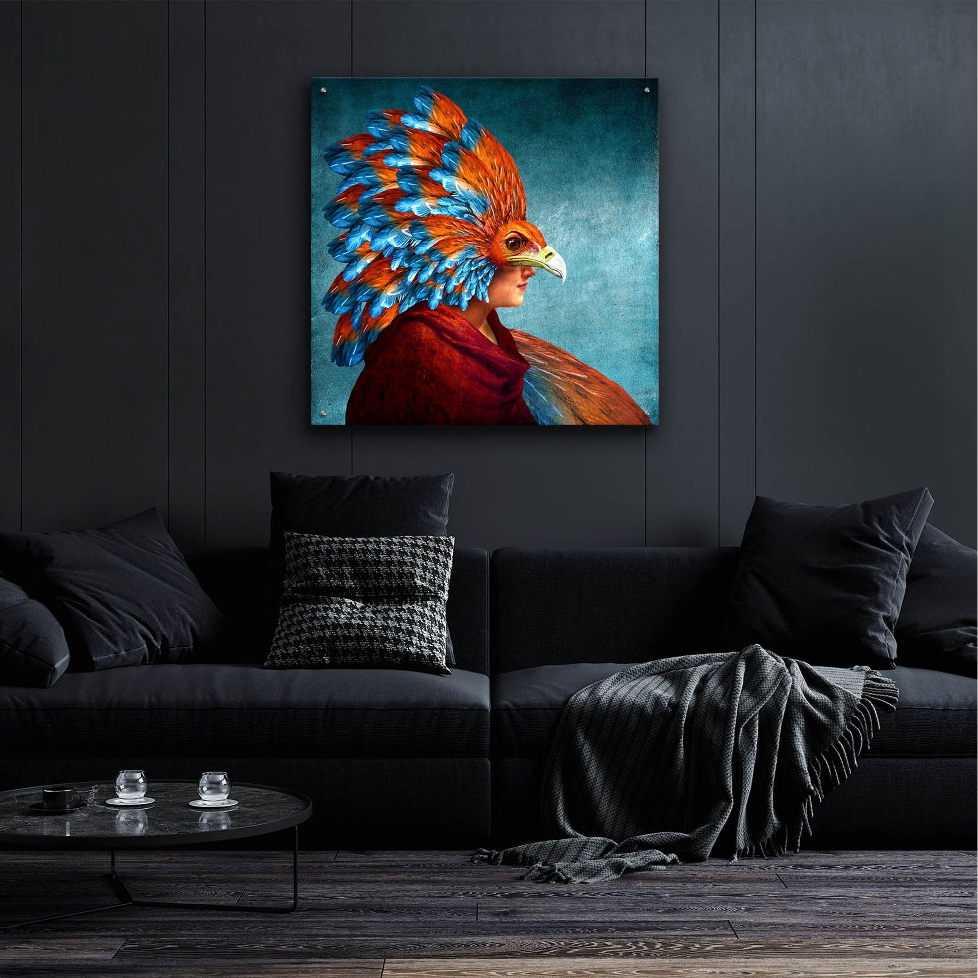 Epic Art 'Free-Spirited' by Diogo Verissimo, Acrylic Glass Wall Art,36x36