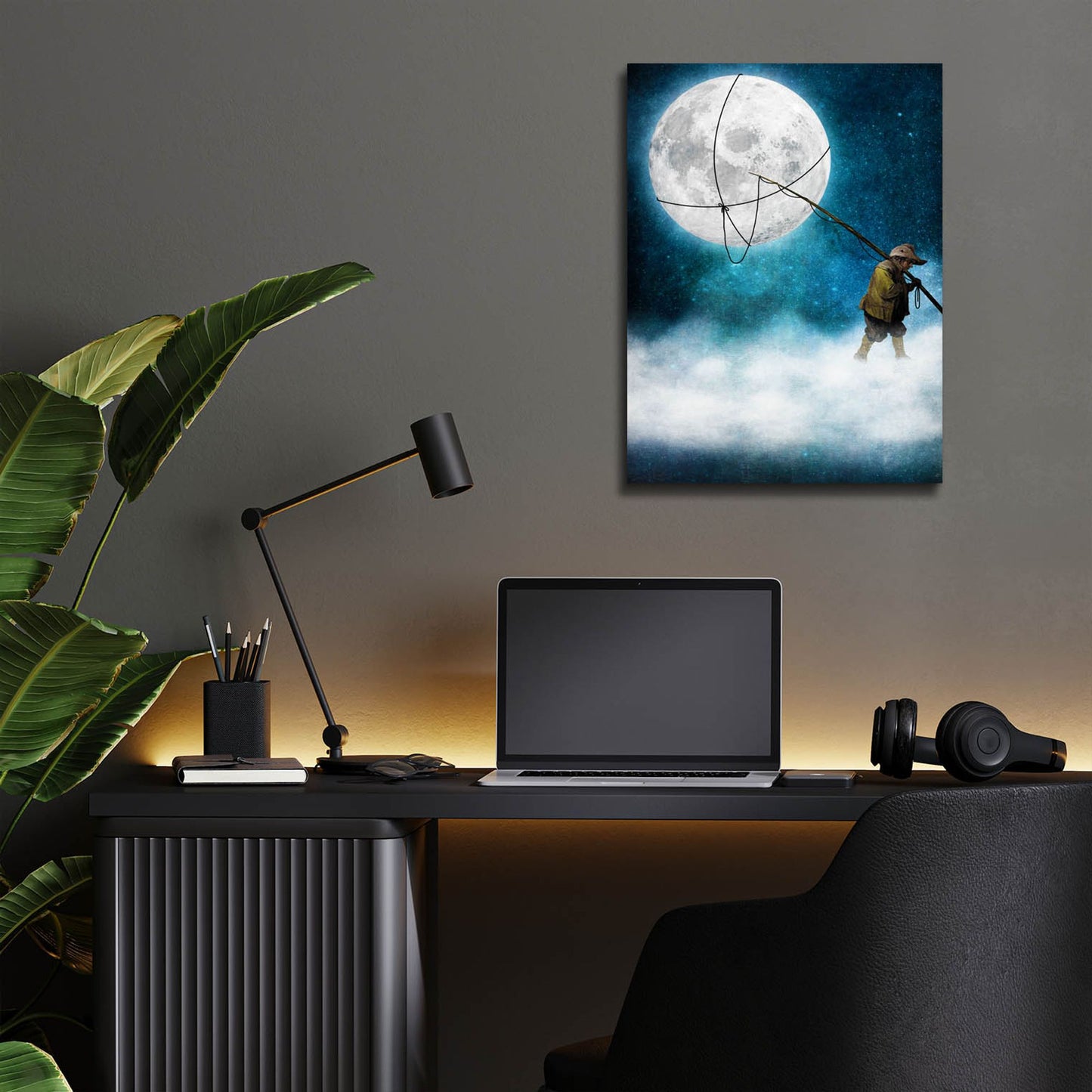 Epic Art 'Moonwalk' by Diogo Verissimo, Acrylic Glass Wall Art,12x16