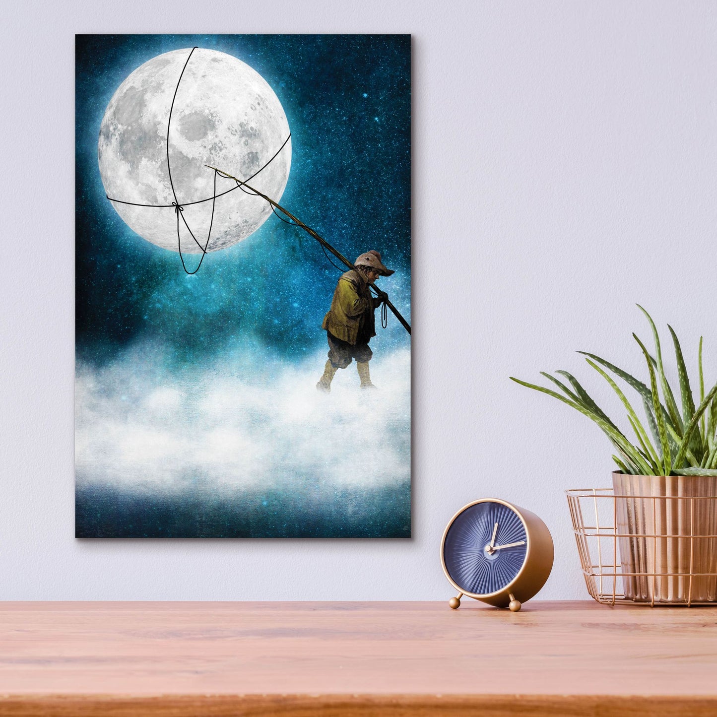 Epic Art 'Moonwalk' by Diogo Verissimo, Acrylic Glass Wall Art,12x16