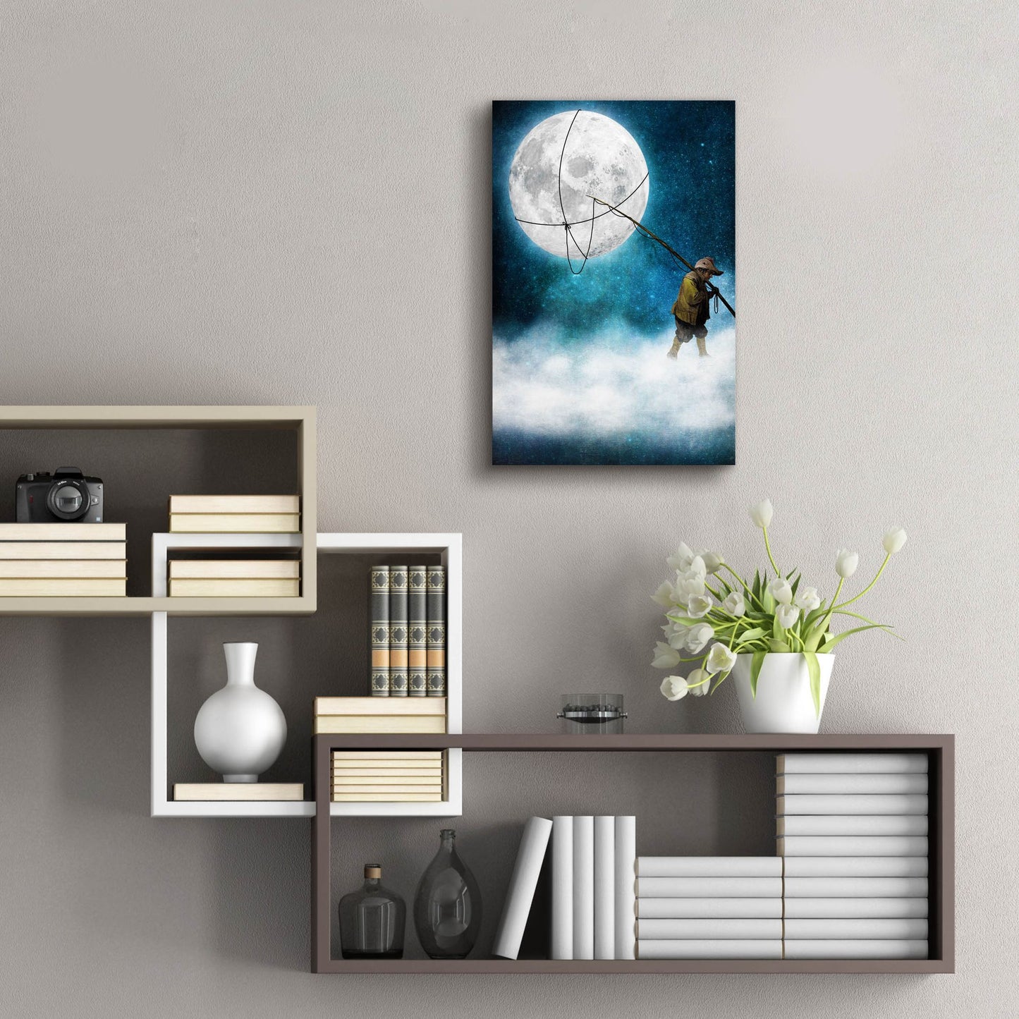 Epic Art 'Moonwalk' by Diogo Verissimo, Acrylic Glass Wall Art,16x24