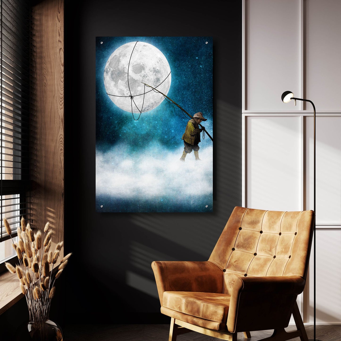 Epic Art 'Moonwalk' by Diogo Verissimo, Acrylic Glass Wall Art,24x36