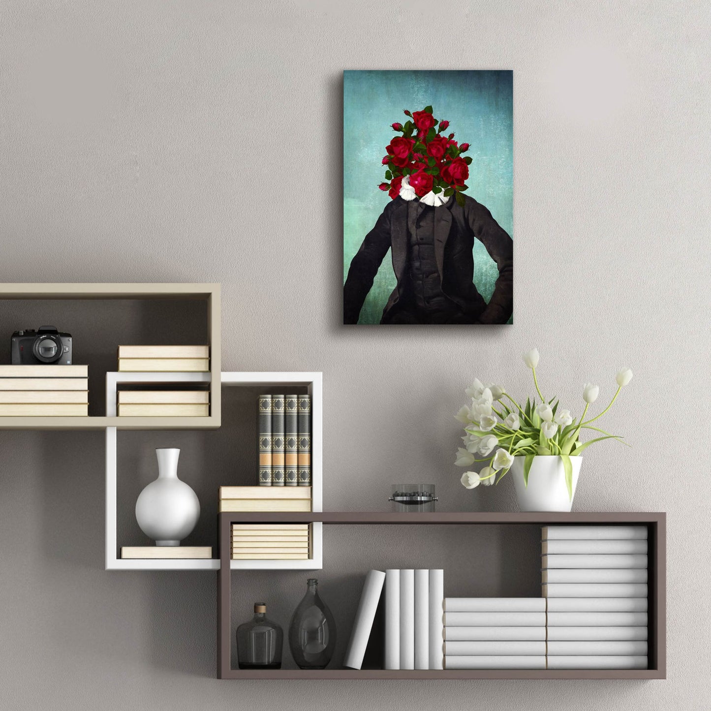 Epic Art 'Mr Romantic' by Diogo Verissimo, Acrylic Glass Wall Art,16x24