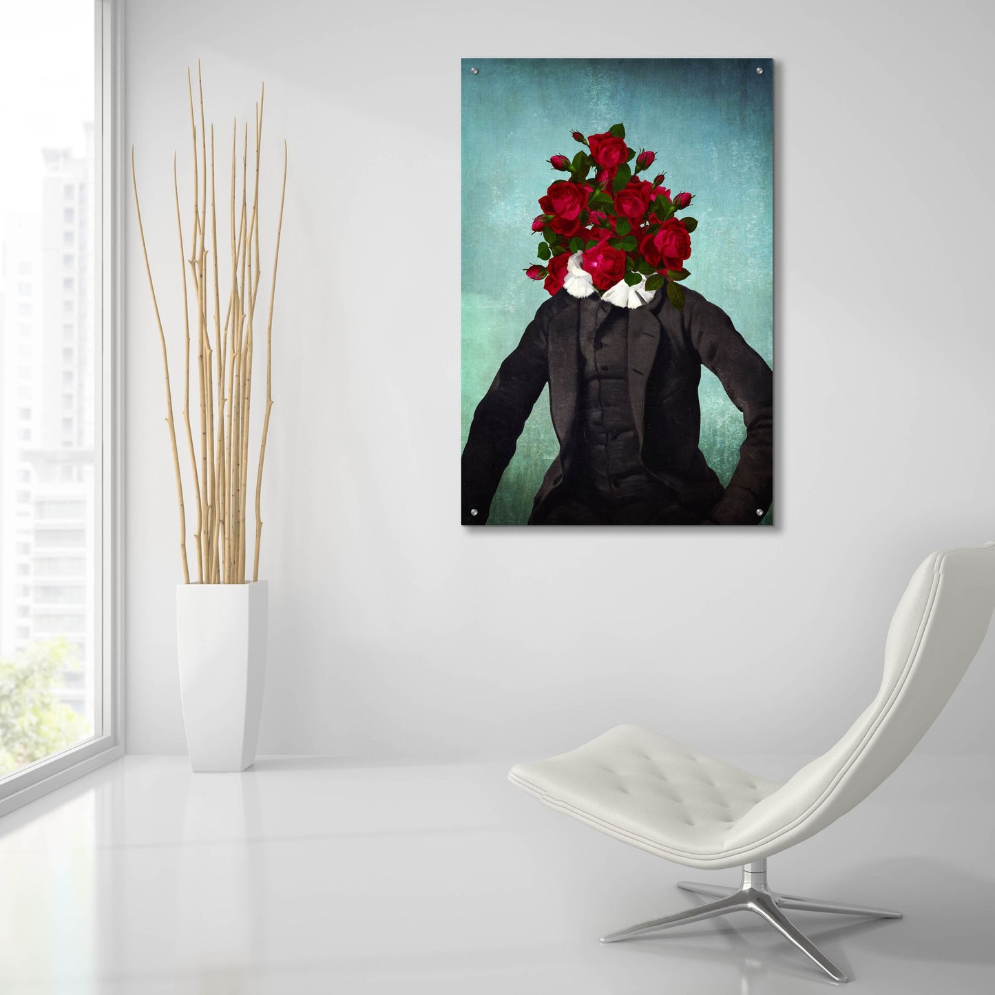 Epic Art 'Mr Romantic' by Diogo Verissimo, Acrylic Glass Wall Art,24x36