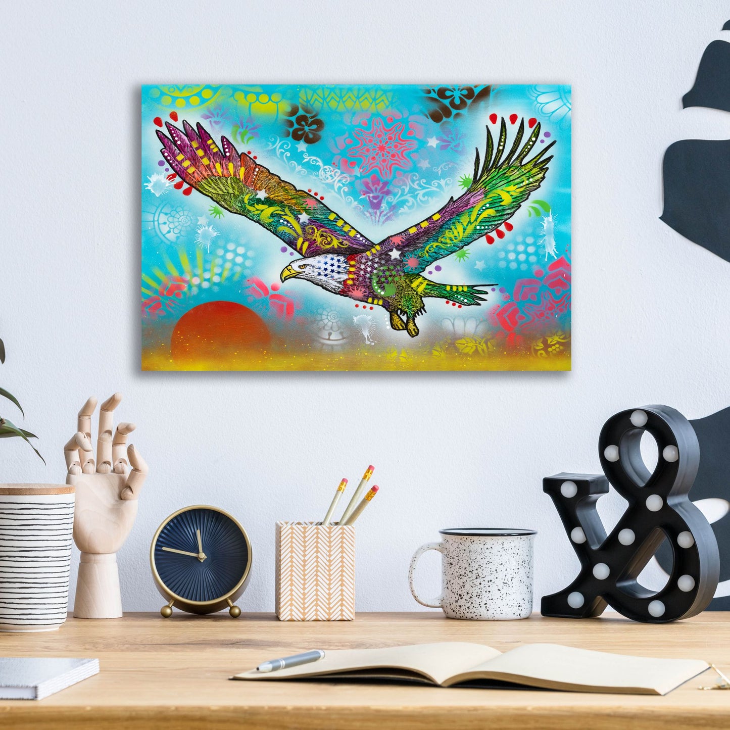 Epic Art 'In Flight' by Dean Russo, Acrylic Glass Wall Art,16x12