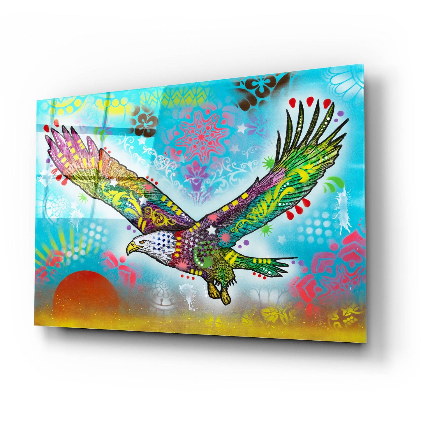 Epic Art 'In Flight' by Dean Russo, Acrylic Glass Wall Art,24x16