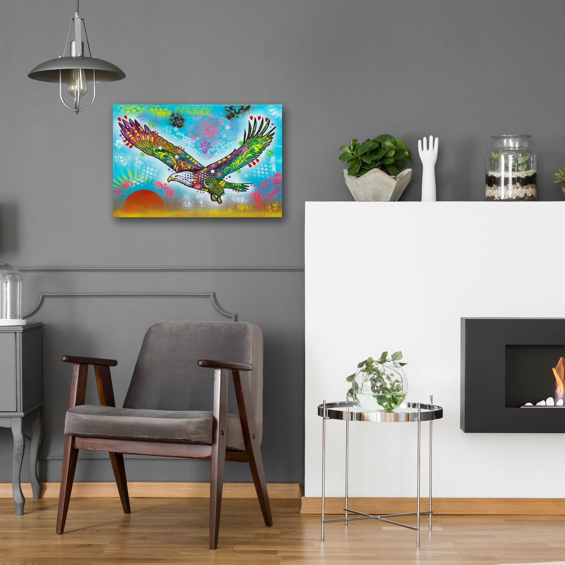 Epic Art 'In Flight' by Dean Russo, Acrylic Glass Wall Art,24x16