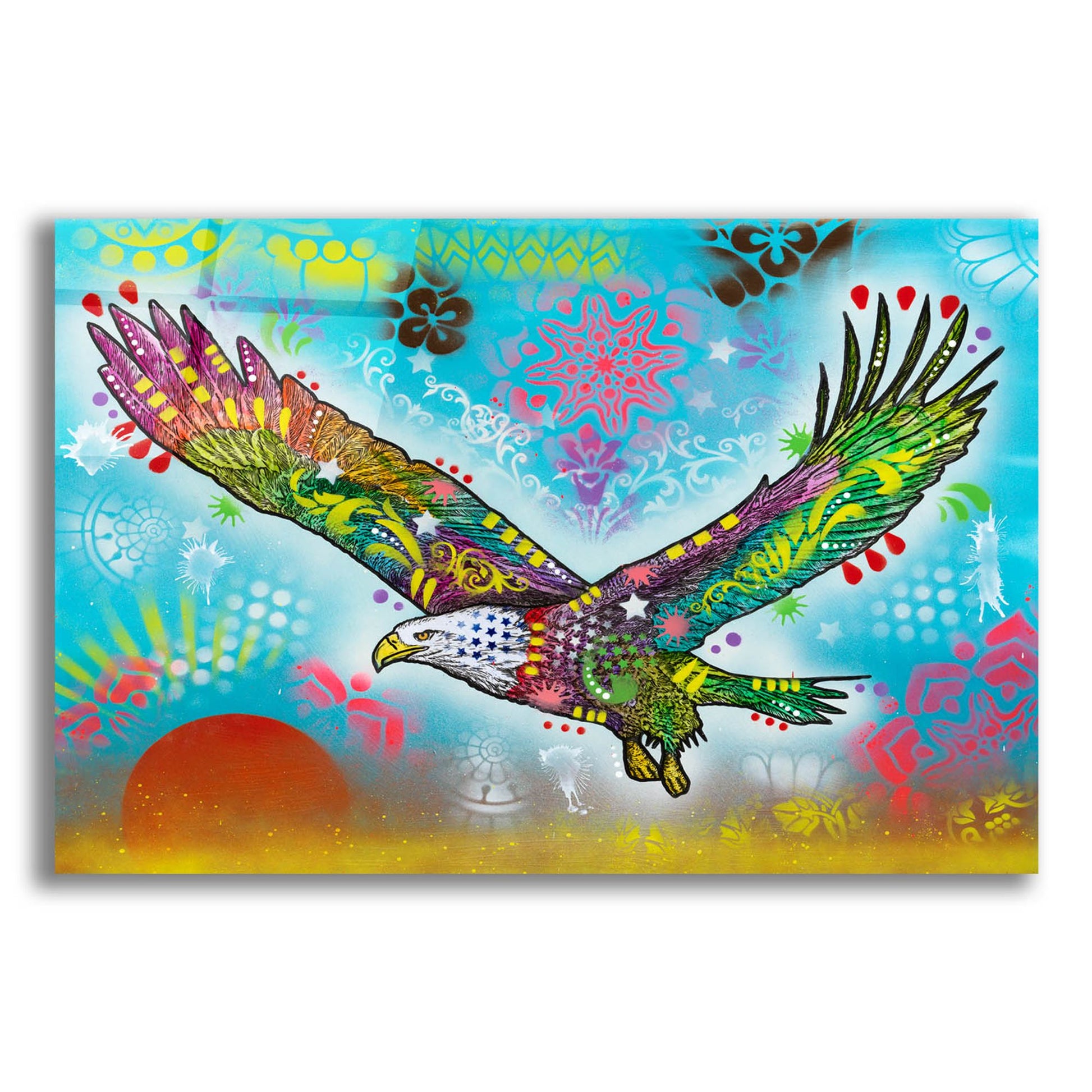 Epic Art 'In Flight' by Dean Russo, Acrylic Glass Wall Art,24x16