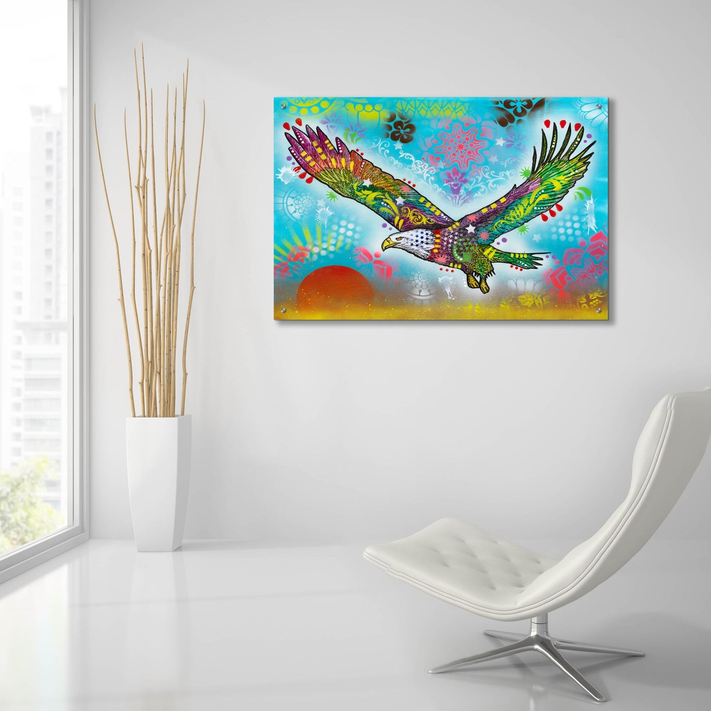 Epic Art 'In Flight' by Dean Russo, Acrylic Glass Wall Art,36x24