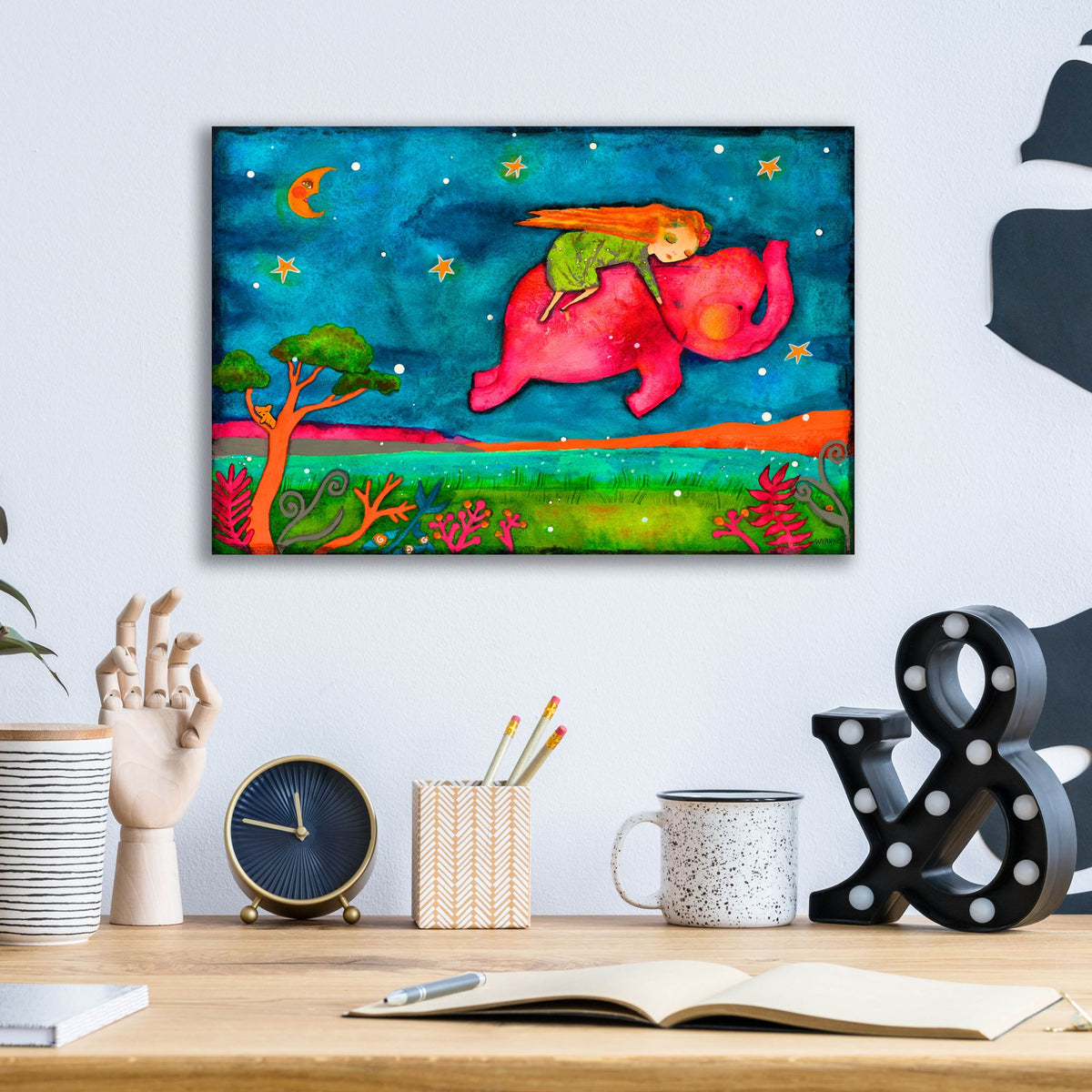 Epic Art 'Come Dream With Me' by Wyanne, Acrylic Glass Wall Art,16x12