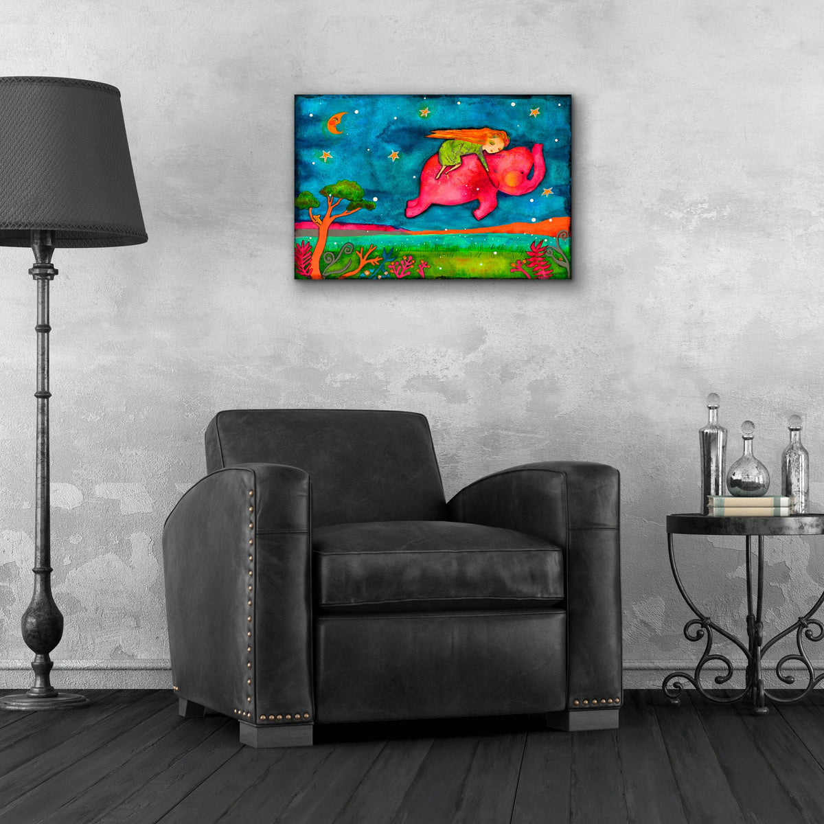 Epic Art 'Come Dream With Me' by Wyanne, Acrylic Glass Wall Art,24x16