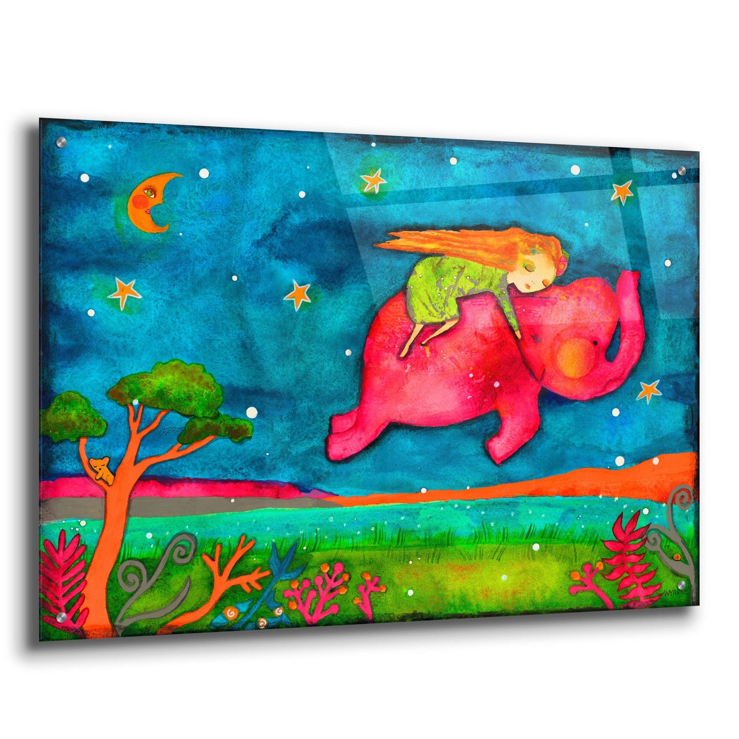 Epic Art 'Come Dream With Me' by Wyanne, Acrylic Glass Wall Art,36x24