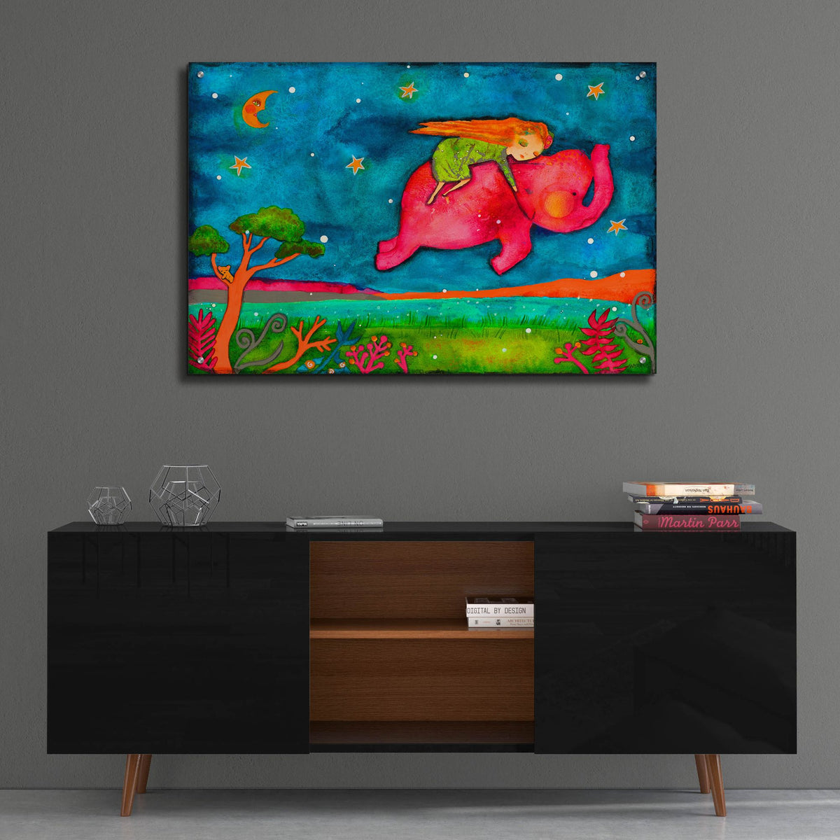Epic Art 'Come Dream With Me' by Wyanne, Acrylic Glass Wall Art,36x24