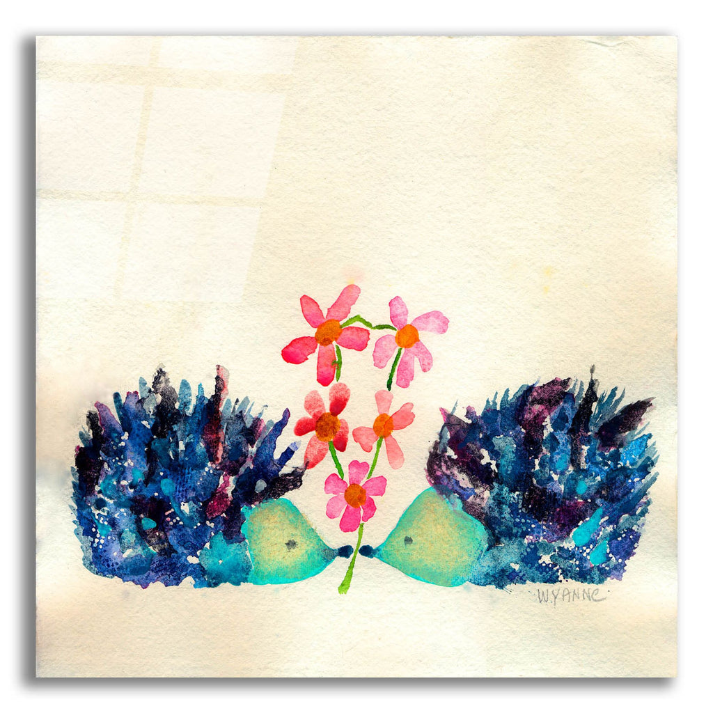 Epic Art 'Hedgehogs In Love' by Wyanne, Acrylic Glass Wall Art