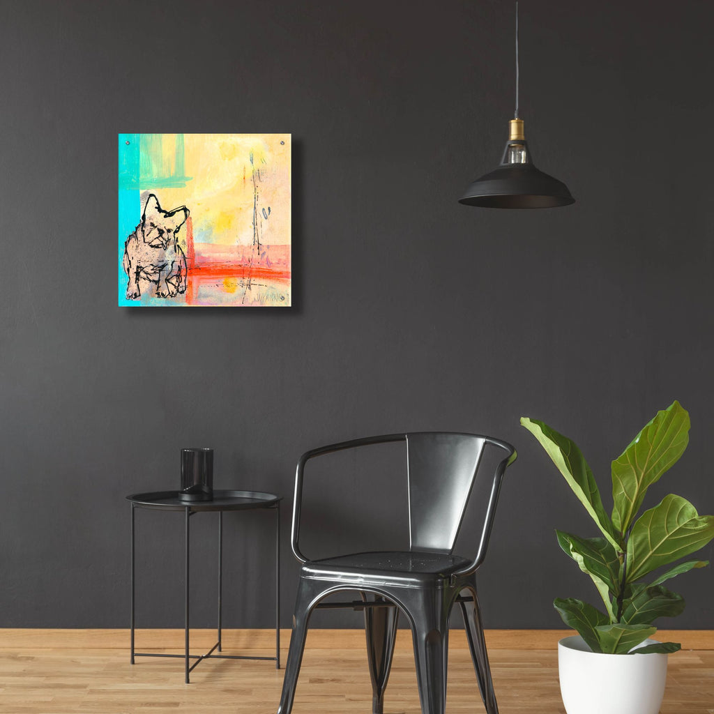 Epic Art 'French Bulldog' by Wyanne, Acrylic Glass Wall Art,24x24