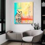 Epic Art 'French Bulldog' by Wyanne, Acrylic Glass Wall Art,36x36
