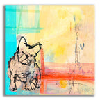Epic Art 'French Bulldog' by Wyanne, Acrylic Glass Wall Art