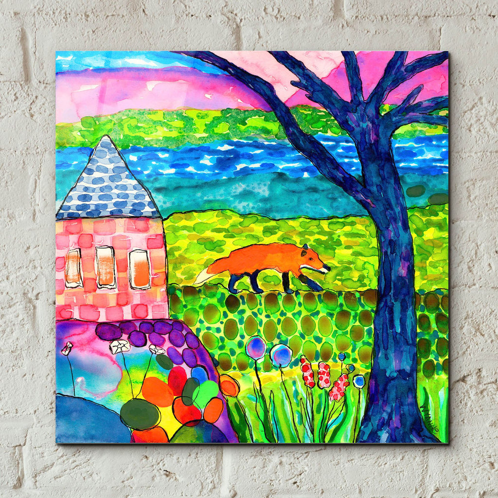 Epic Art 'Unwanted Guest' by Wyanne, Acrylic Glass Wall Art,12x12
