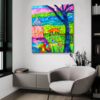 Epic Art 'Unwanted Guest' by Wyanne, Acrylic Glass Wall Art,36x36