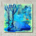 Epic Art 'Tranquil Travels' by Wyanne, Acrylic Glass Wall Art,12x12