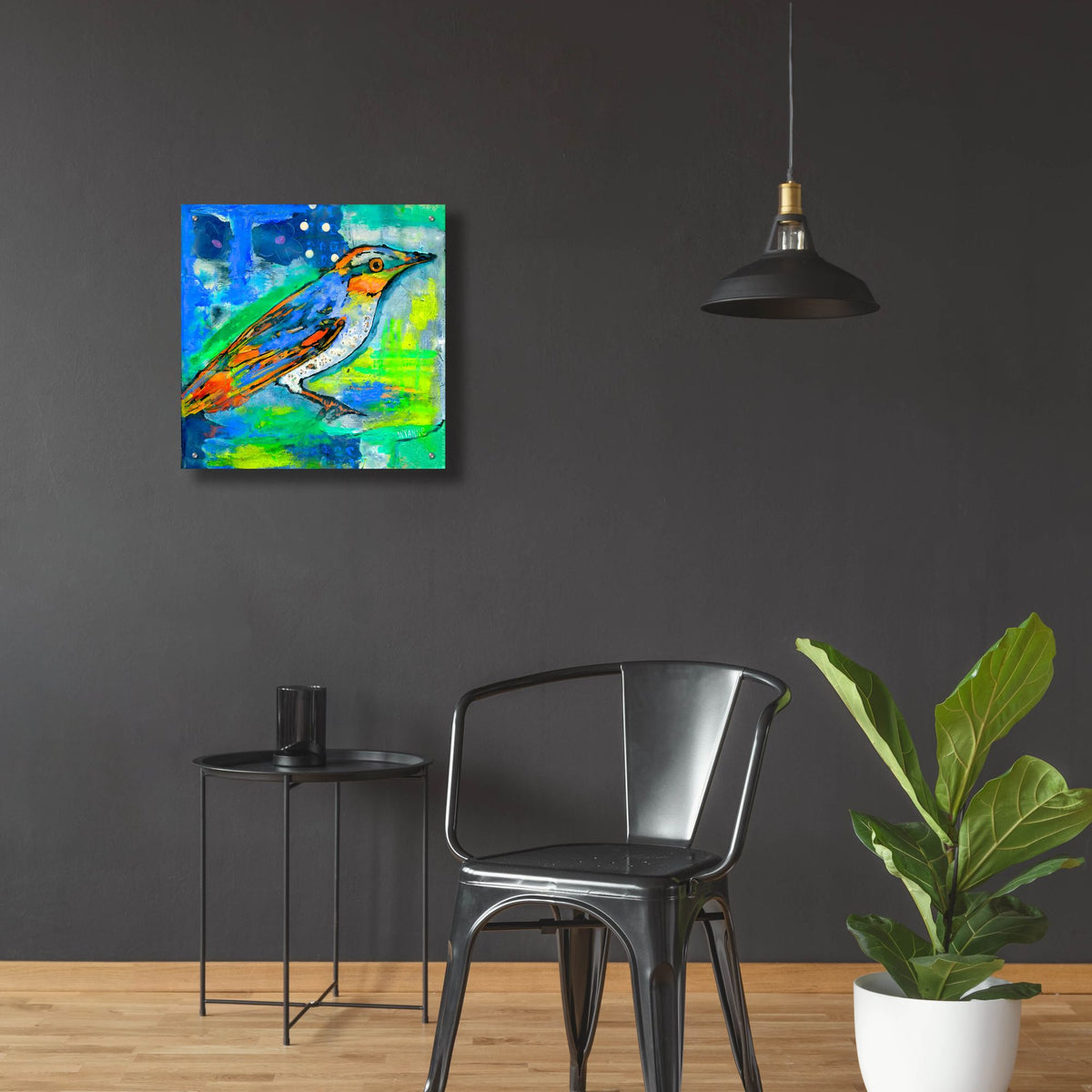 Epic Art 'Magic Bird' by Wyanne, Acrylic Glass Wall Art,24x24