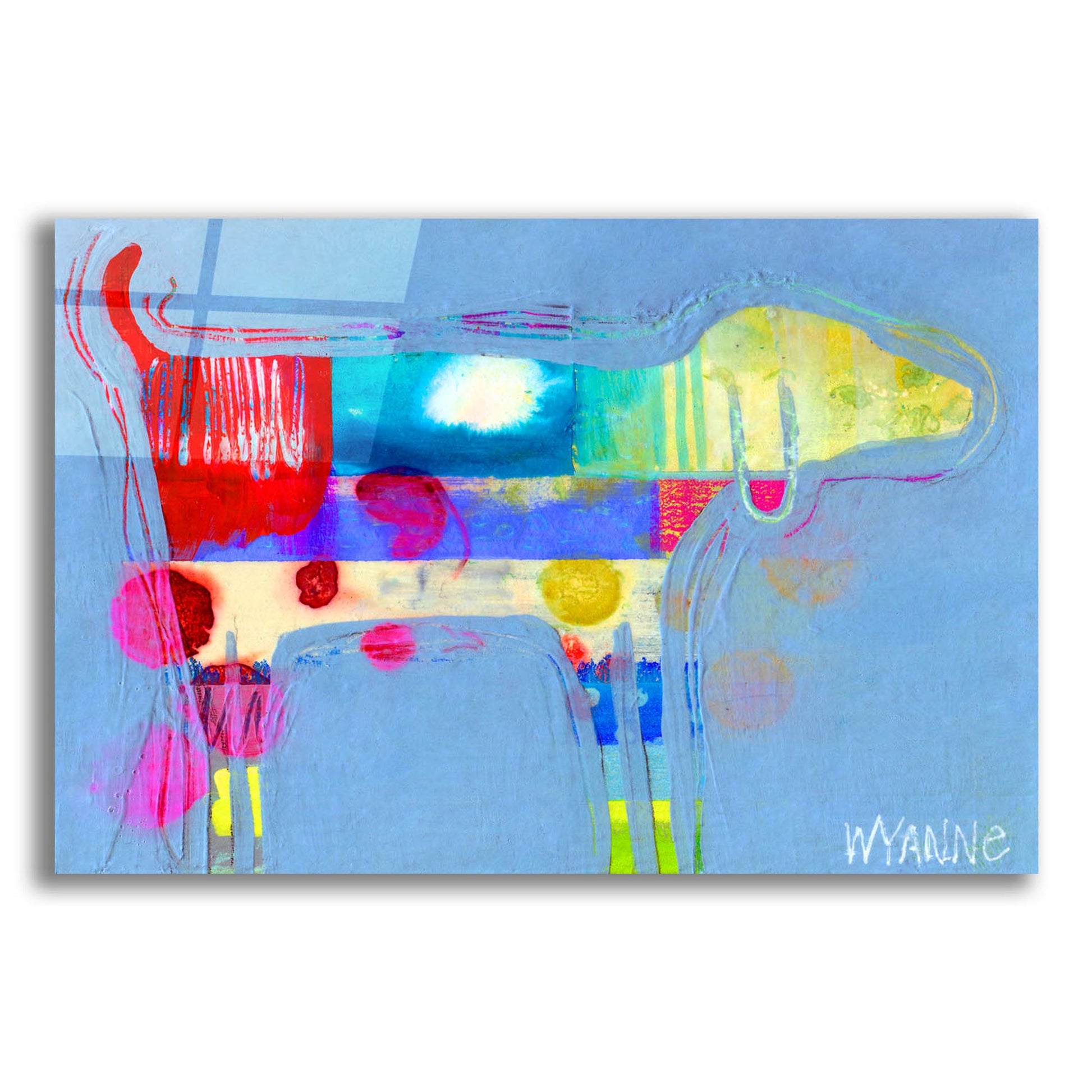 Epic Art 'Only One Dog' by Wyanne, Acrylic Glass Wall Art,24x16