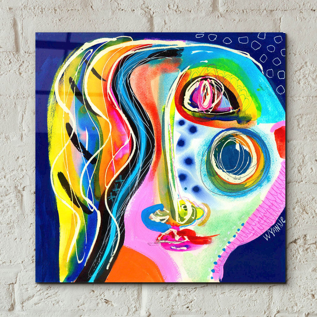 Epic Art 'She Surprised Herself' by Wyanne, Acrylic Glass Wall Art,12x12