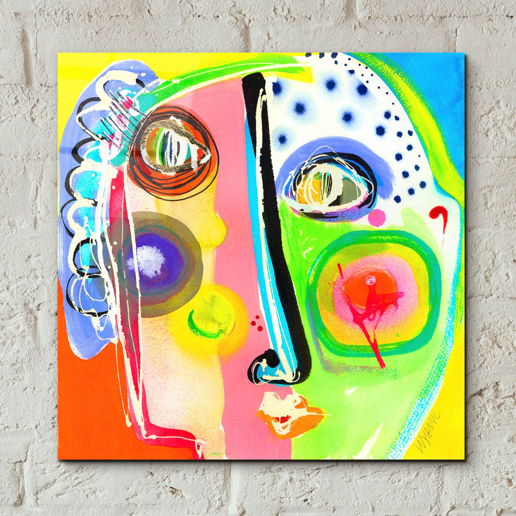 Epic Art 'Think Too Much' by Wyanne, Acrylic Glass Wall Art,12x12