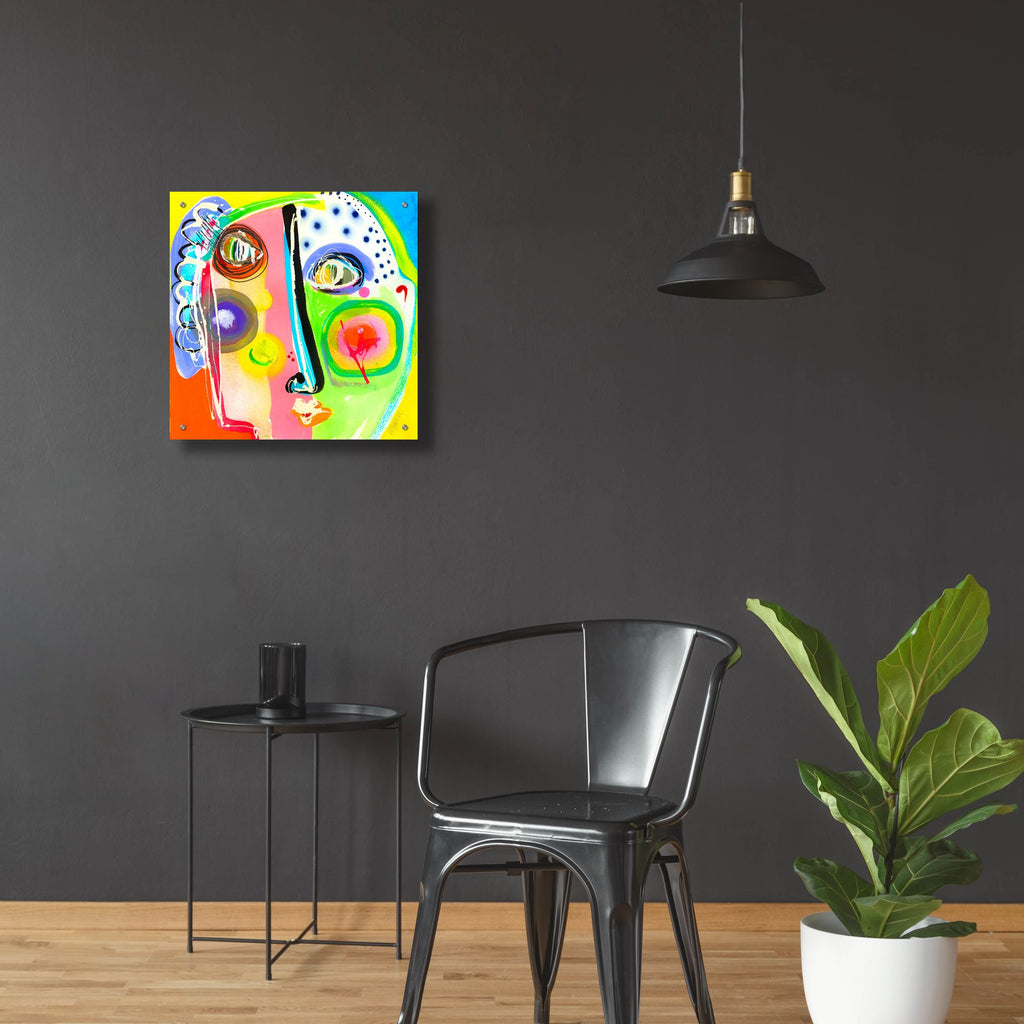 Epic Art 'Think Too Much' by Wyanne, Acrylic Glass Wall Art,24x24