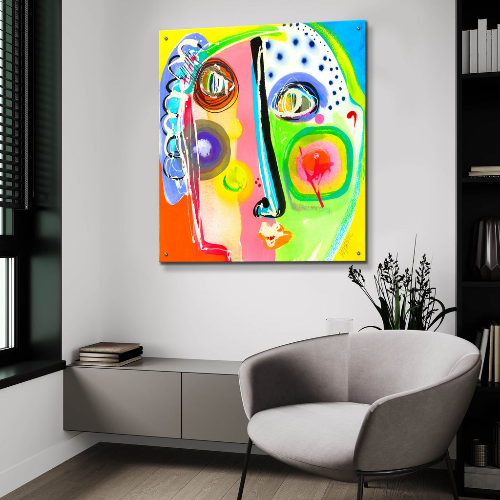 Epic Art 'Think Too Much' by Wyanne, Acrylic Glass Wall Art,36x36