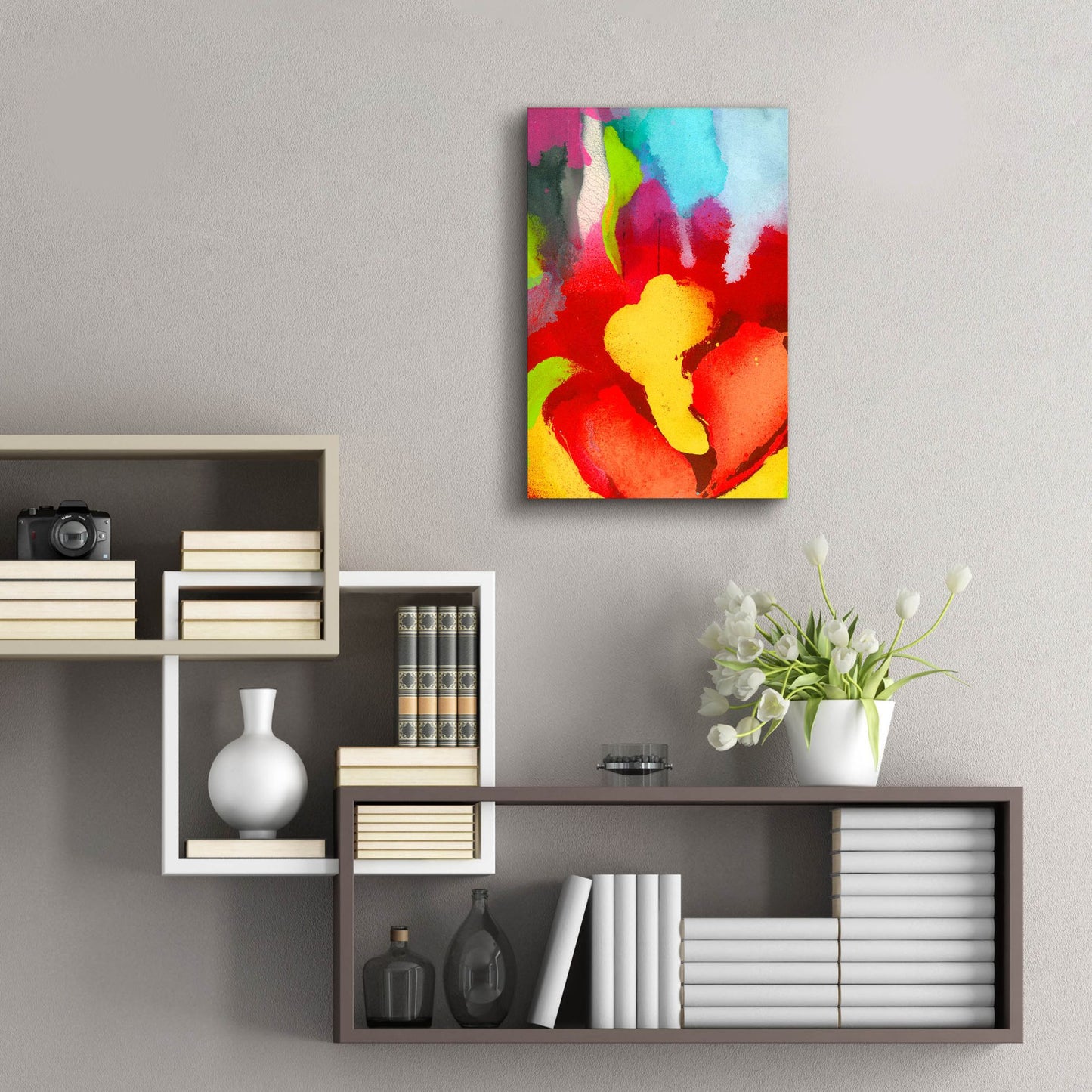 Epic Art 'Wild Blossom' by Wyanne, Acrylic Glass Wall Art,16x24