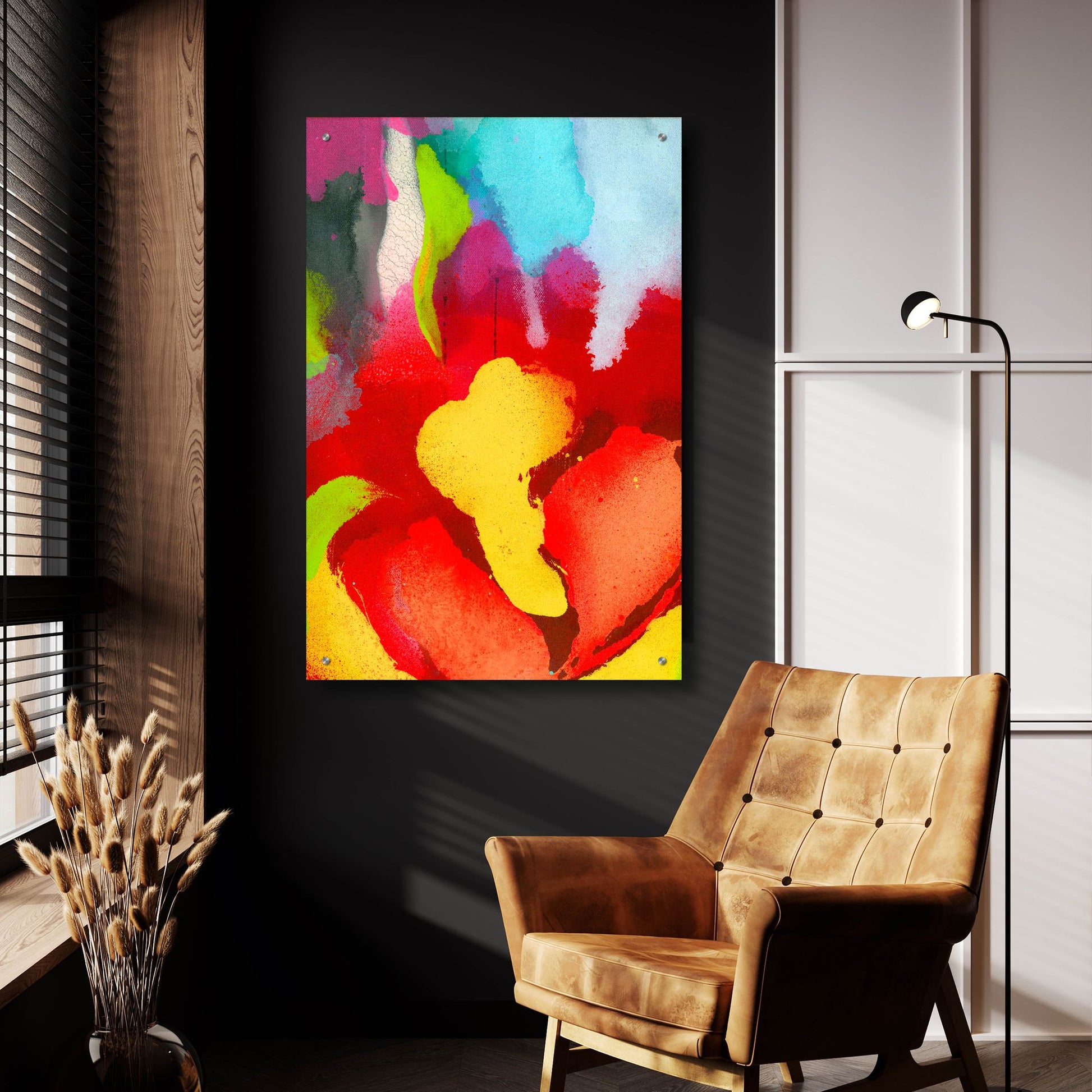 Epic Art 'Wild Blossom' by Wyanne, Acrylic Glass Wall Art,24x36