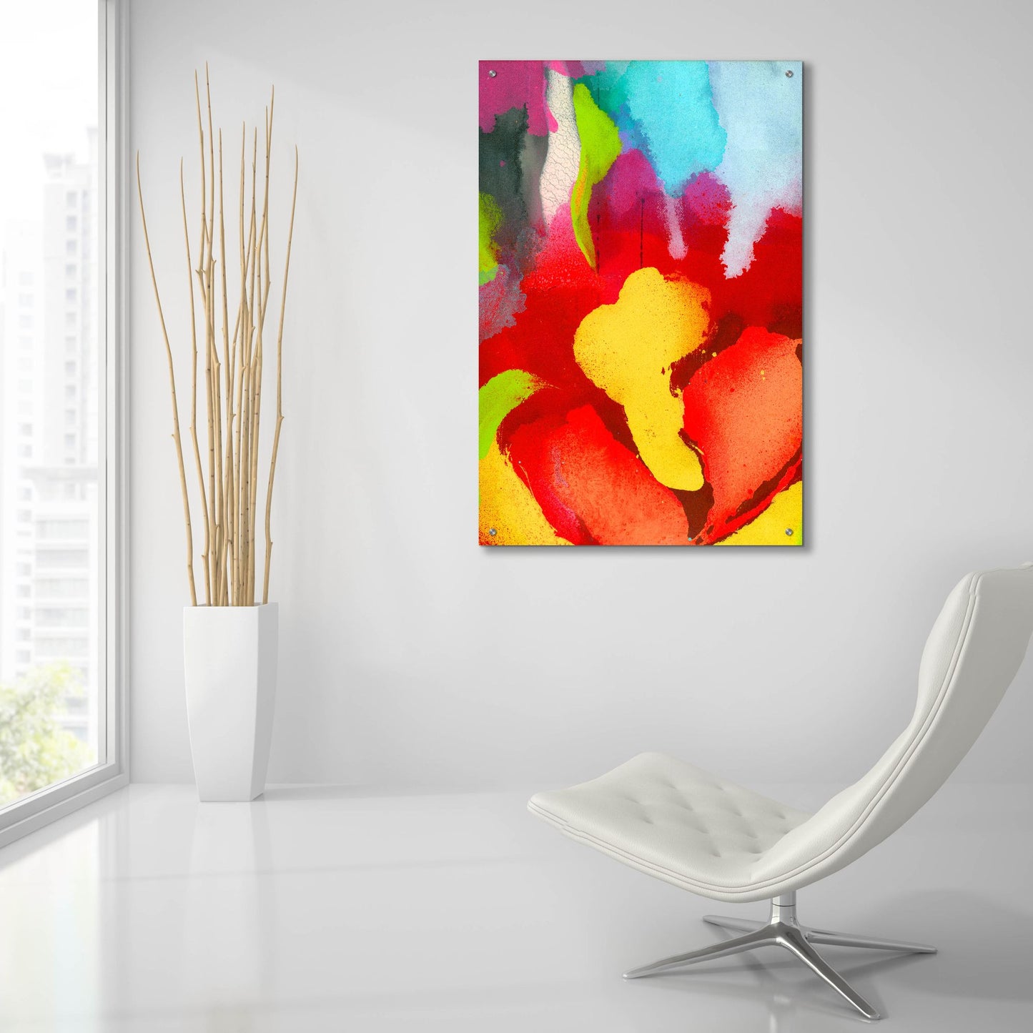 Epic Art 'Wild Blossom' by Wyanne, Acrylic Glass Wall Art,24x36