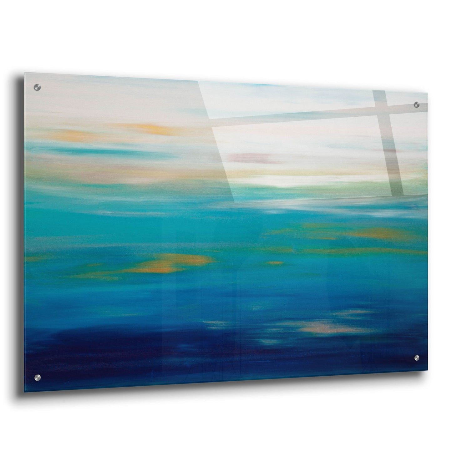 Epic Art 'Sunrise 32' by Hilary Winfield, Acrylic Glass Wall Art,36x24