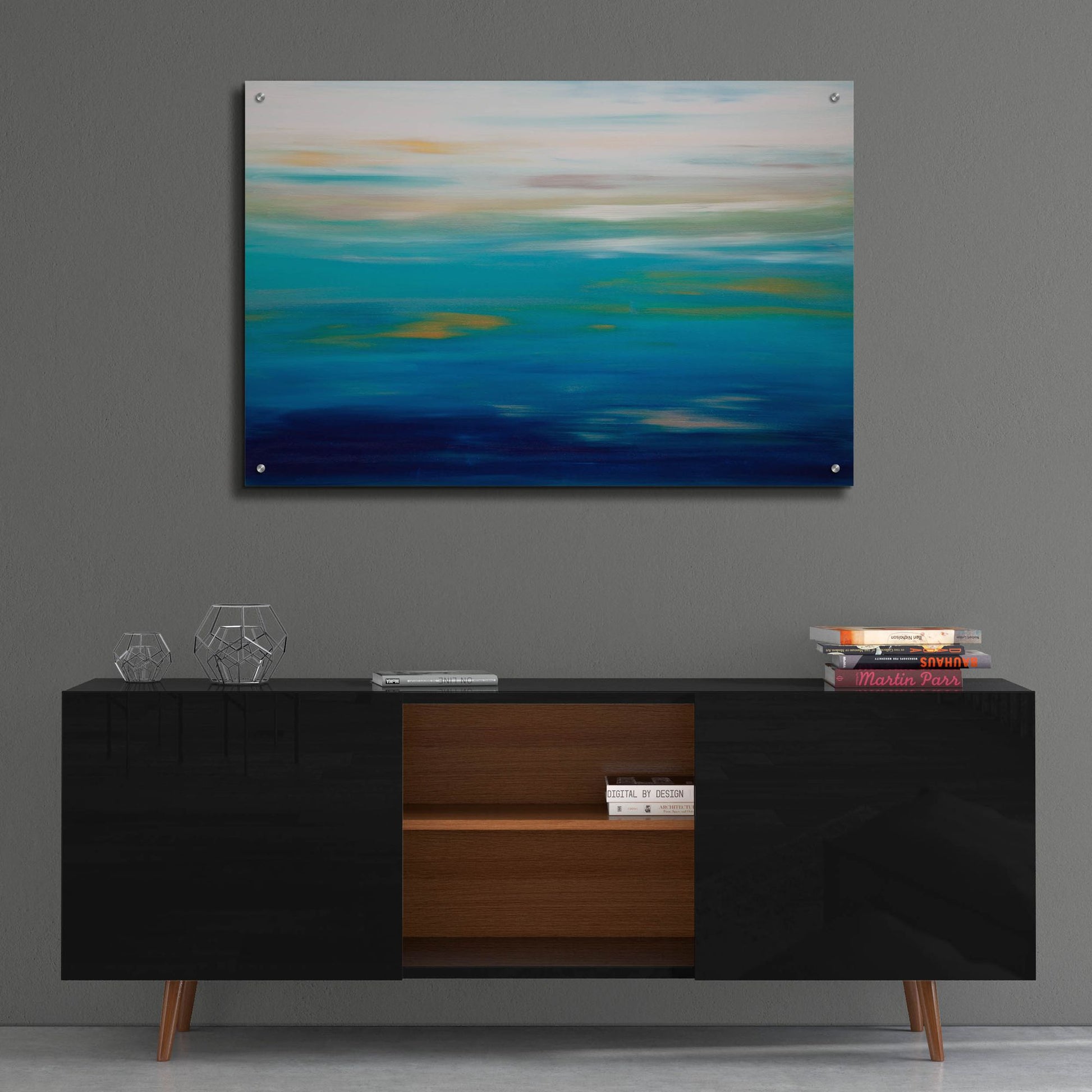 Epic Art 'Sunrise 32' by Hilary Winfield, Acrylic Glass Wall Art,36x24