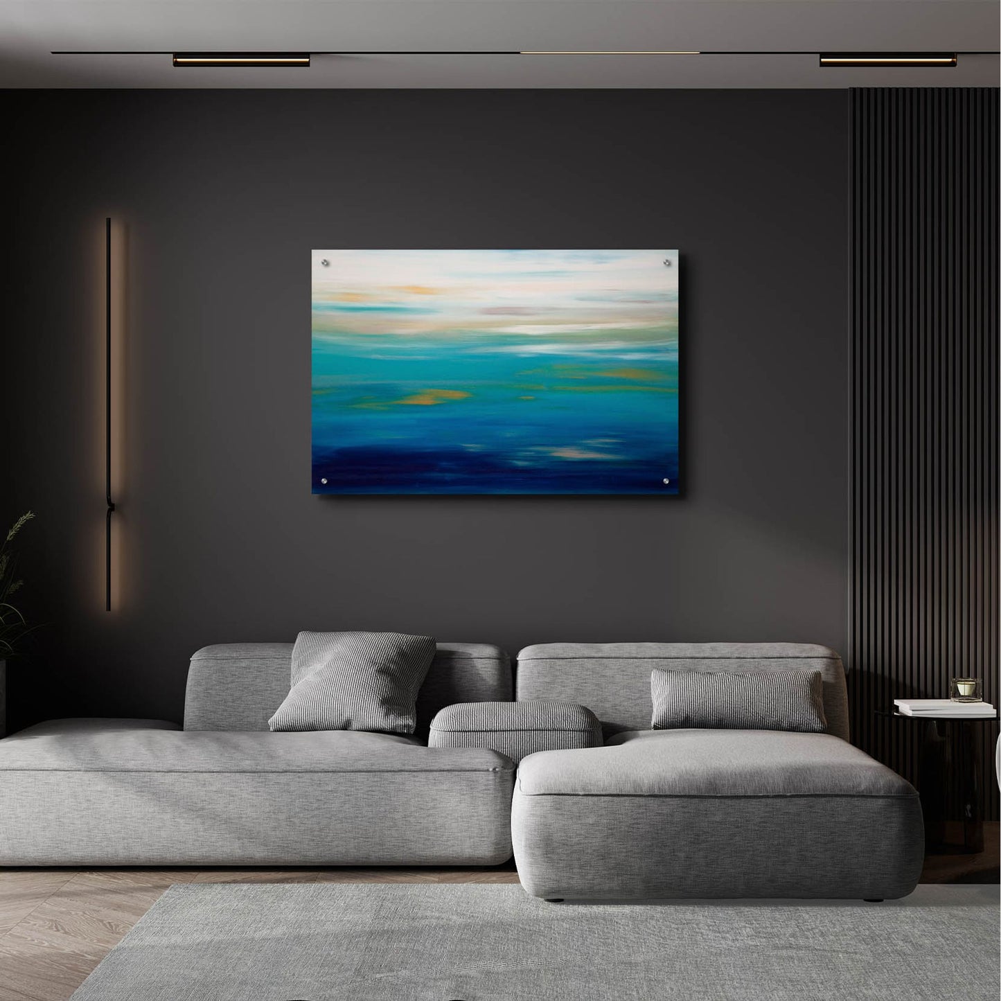 Epic Art 'Sunrise 32' by Hilary Winfield, Acrylic Glass Wall Art,36x24