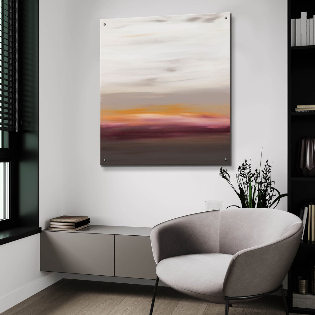 Epic Art 'Sunset 41' by Hilary Winfield, Acrylic Glass Wall Art,36x36