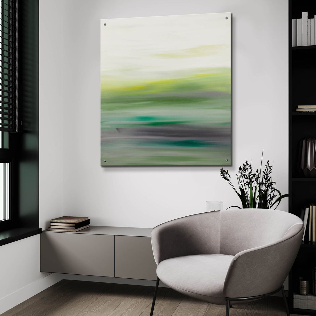 Epic Art 'Sunset 44' by Hilary Winfield, Acrylic Glass Wall Art,36x36