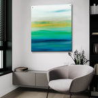 Epic Art 'Sunset 49' by Hilary Winfield, Acrylic Glass Wall Art,36x36
