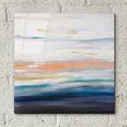 Epic Art 'Sunset 70' by Hilary Winfield, Acrylic Glass Wall Art,12x12
